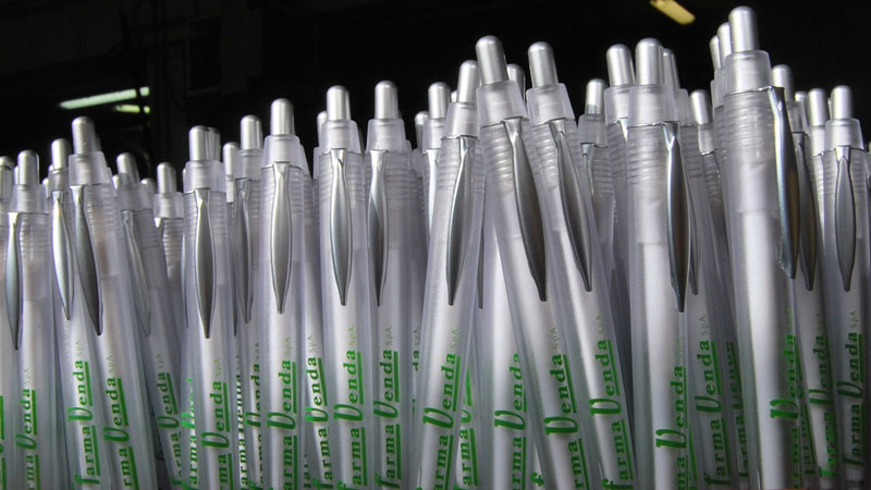 Penne con stampa serigrafica