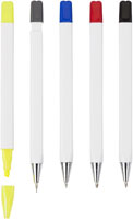 Set penne e evidenziatore colori