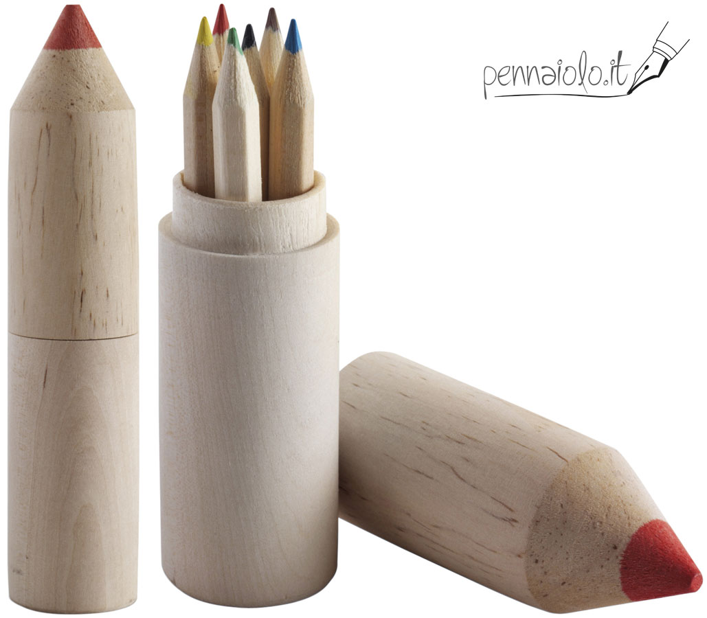 colozoo matite 3 in 1, set da 12 Colori Con Pennello E Temperamatite  Inclusi